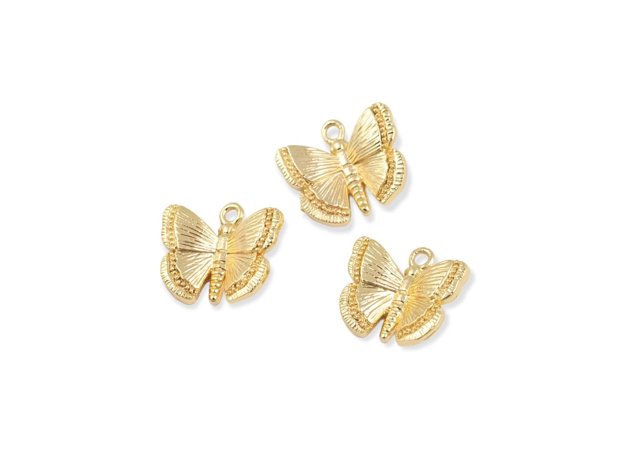 14k Butterfly Charm