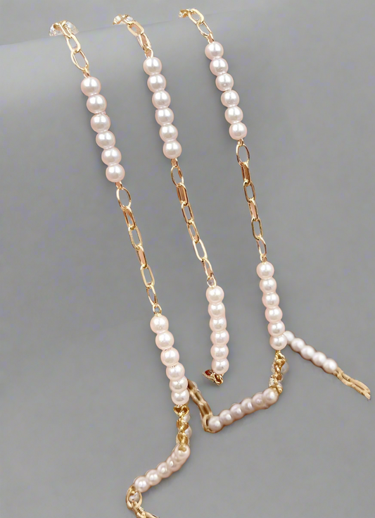 6 Pearl 14k Chain