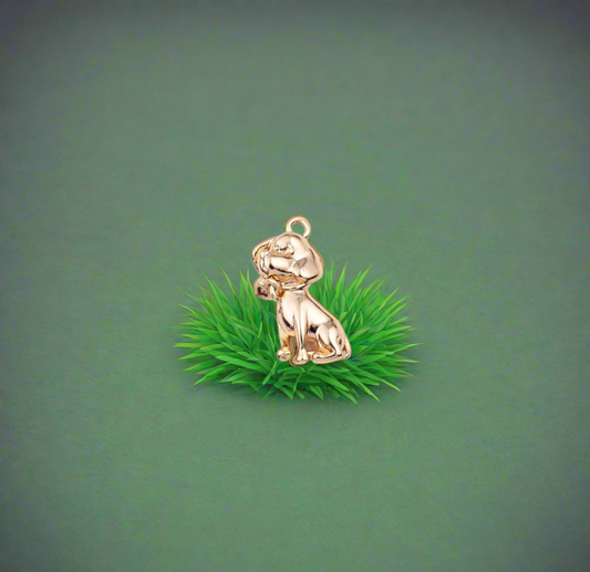 The Cute Puppy 14k Charm